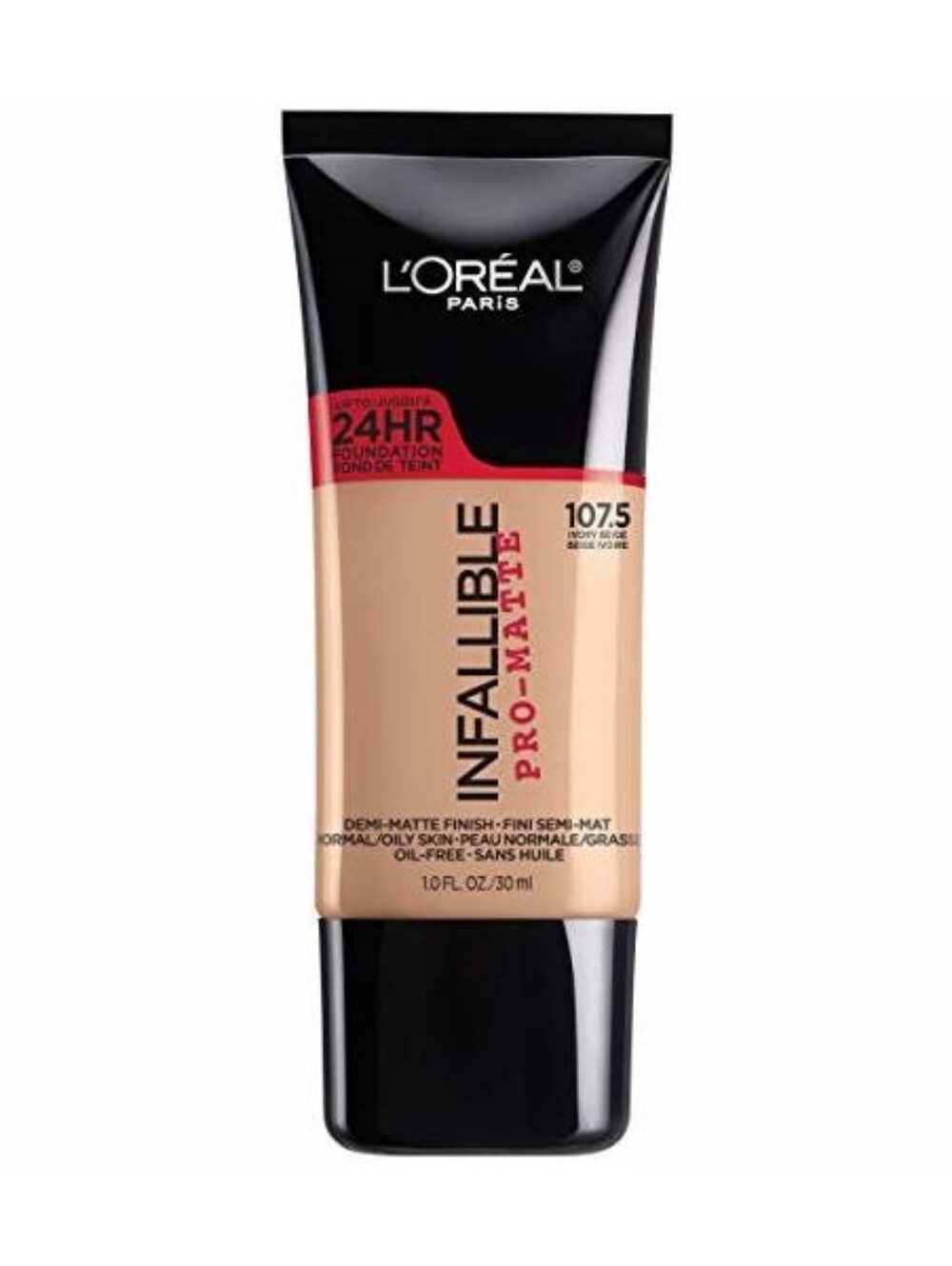 3 x L'Oreal Infallible Pro-Matte Foundation, 107.5 Ivory Beige